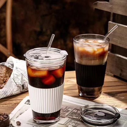 Classic Travel Iced Coffee Cup with Straw